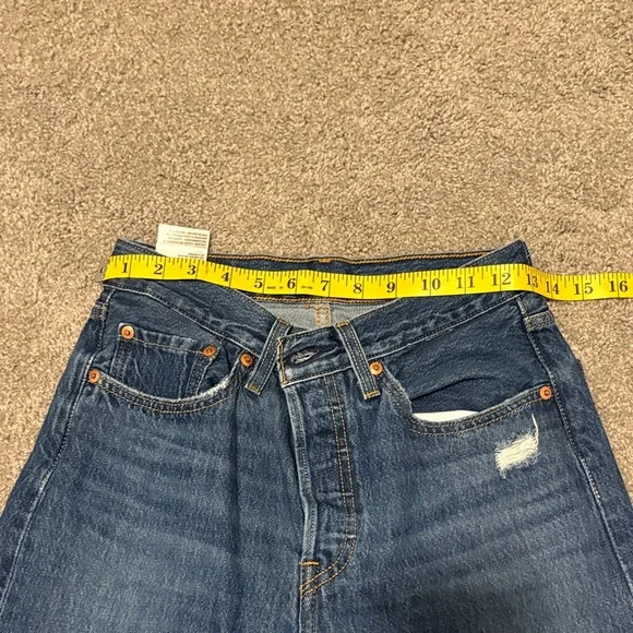 Levi's Classic Blue Denim Jeans 26x26 - Picture 7 of 8